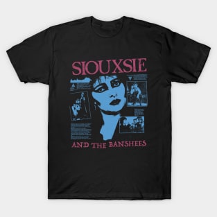 Siouxie & The Banshees - Goth Fanmade T-Shirt